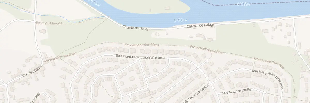 Plan du 62 Bd Pere Wresinsky à Méry-sur-Oise