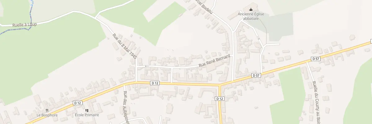 Plan du 14 Rue René Bernard à Berteaucourt-les-Dames