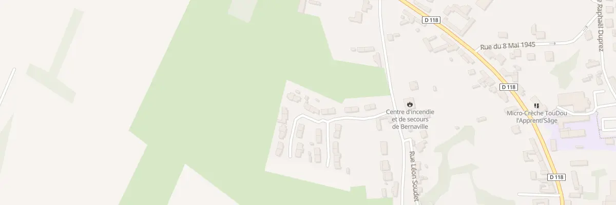 Plan du 9 Res Leon Soudet à Bernaville