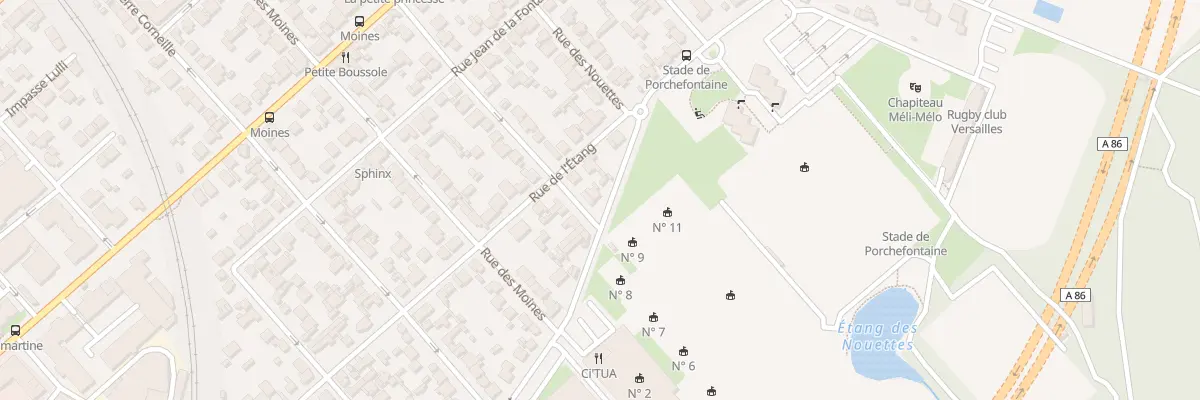 Plan du 72 Rue Rémont à Versailles