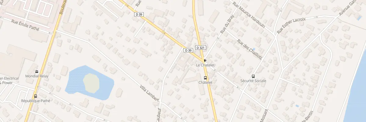 Plan du 25 Rue du Gen Leclerc à Chatou