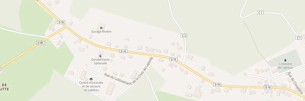 Plan du 10 Av de la Croix de Laporte à Lapleau