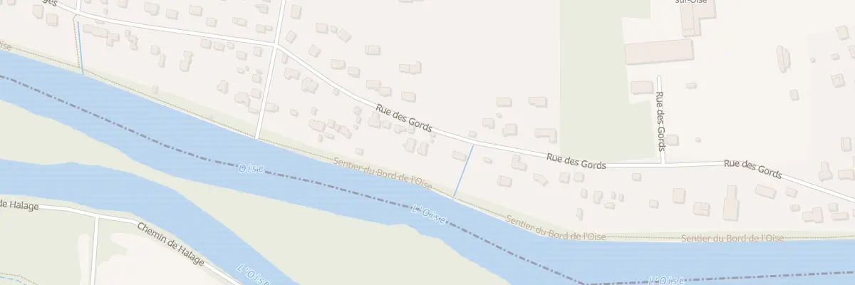 Plan du 43 Rue des Gords à Auvers-sur-Oise