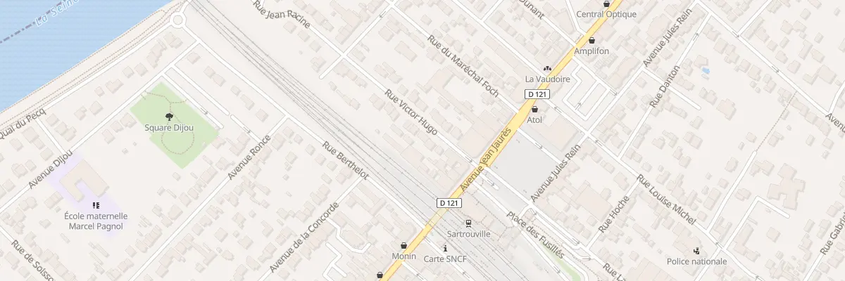 Plan du 20 Rue Victor Hugo à Sartrouville