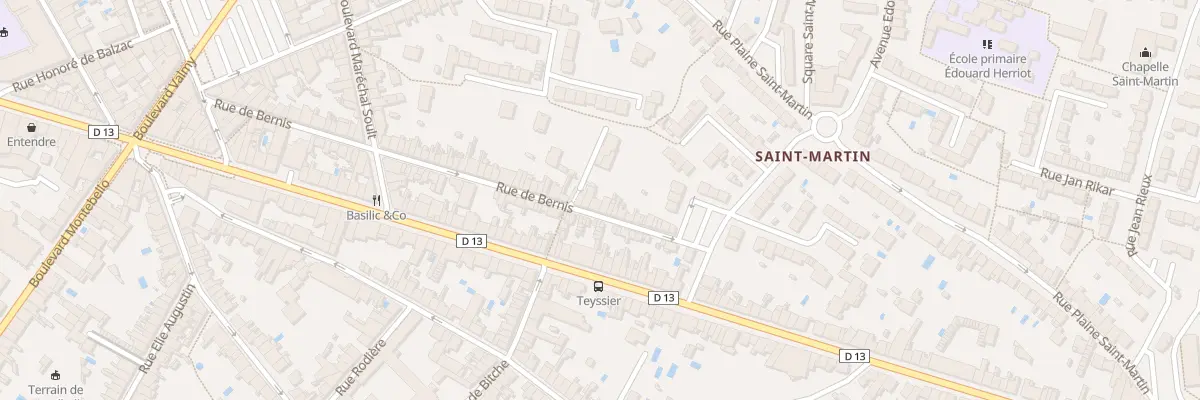 Plan du 99 Rue de Bernis à Albi