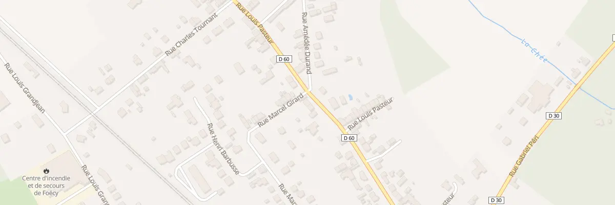 Plan du 27 Rue Louis Pasteur à Foëcy