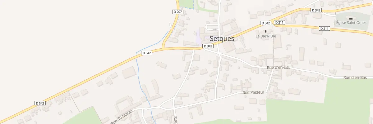 Plan du 2 Rue de l’Usine à Setques