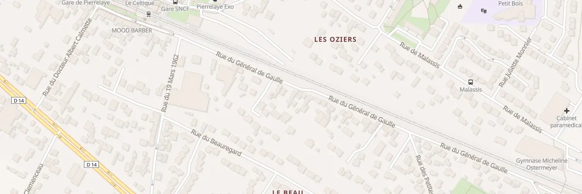 Plan du 42 Rue du Gen de Gaulle à Pierrelaye