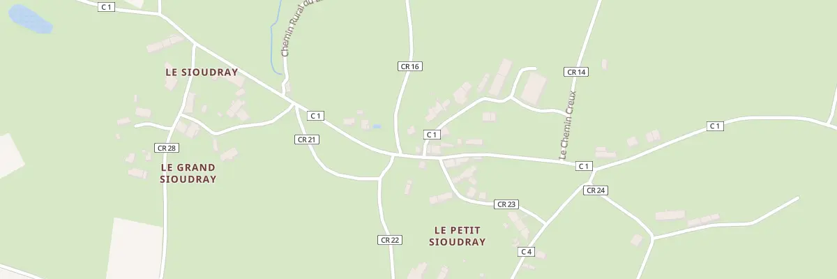 Plan du 9 Le Petit Sioudray à Urciers