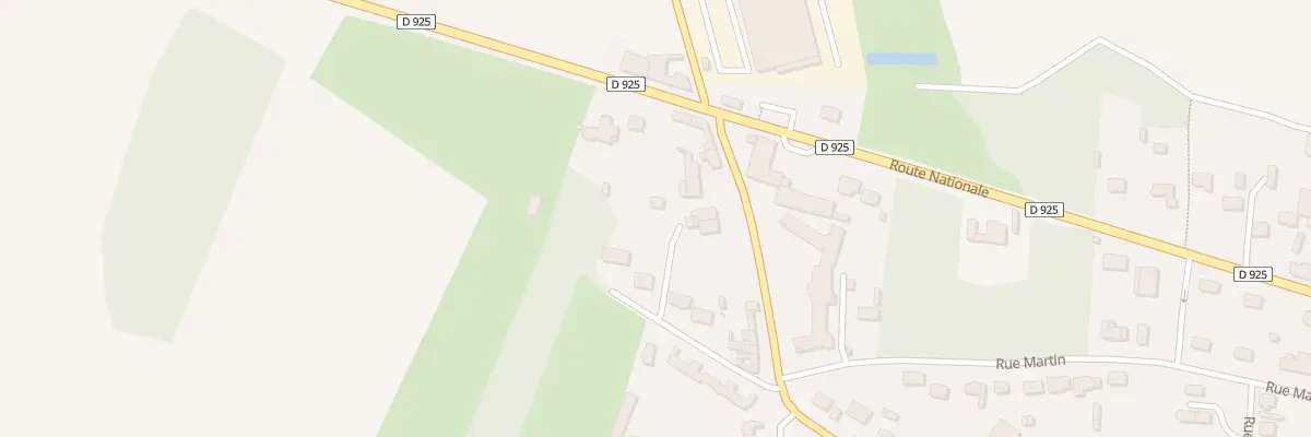 Plan du 6 Rue de Beaumetz à Bernaville