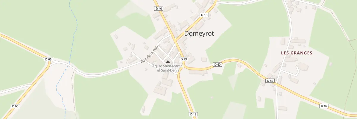 Plan du 2 Pl de La Bascule à Domeyrot