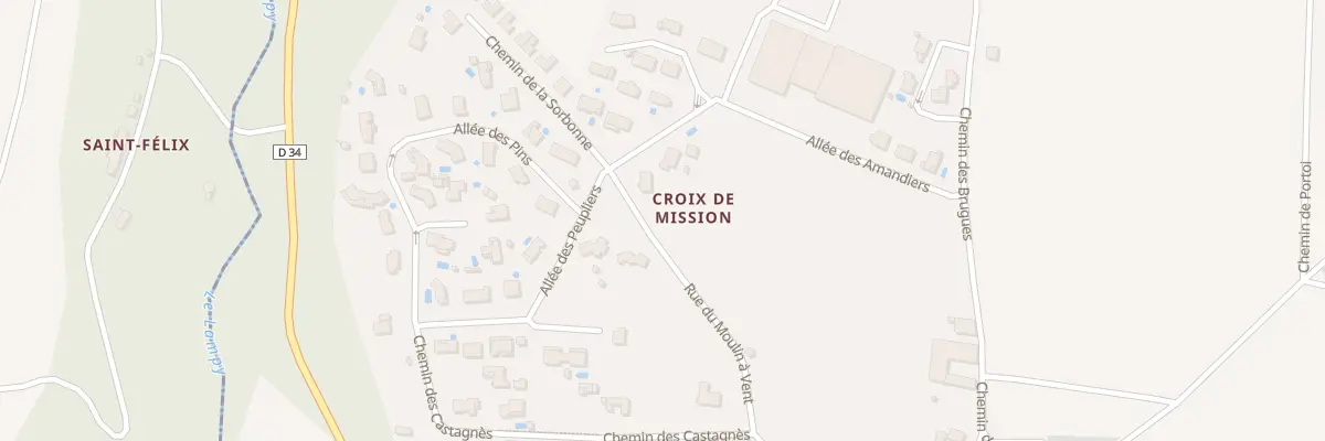 Plan du 5133 Che des Castagnés à Raissac-sur-Lampy