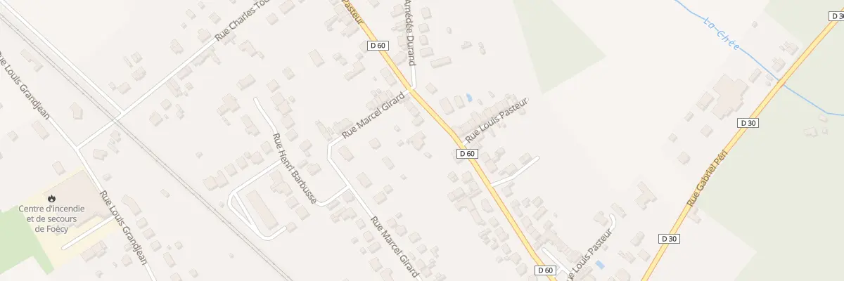 Plan du 21 Rue Louis Pasteur à Foëcy