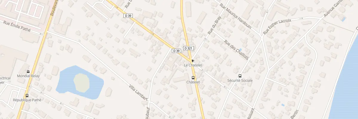 Plan du 23 Rue du Gen Leclerc à Chatou