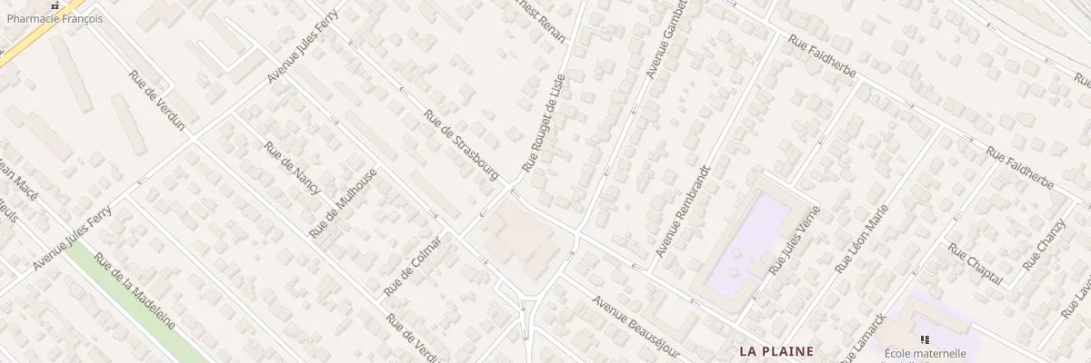 Plan du 51 Rue Rouget de l’Isle à Sartrouville