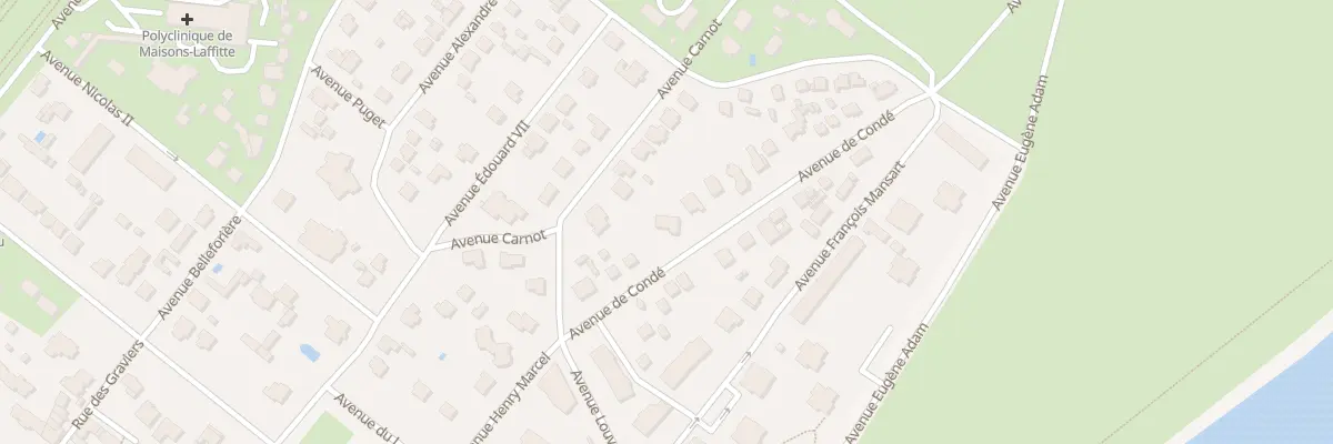Plan du 9 Av Conde à Maisons-Laffitte
