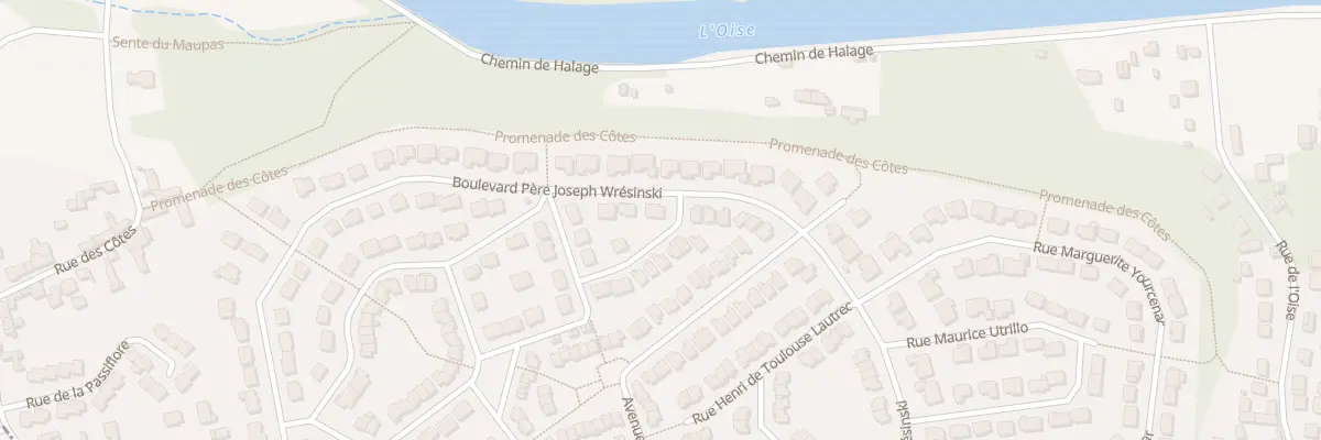 Plan du 45 Bd Pere Wresinsky à Méry-sur-Oise