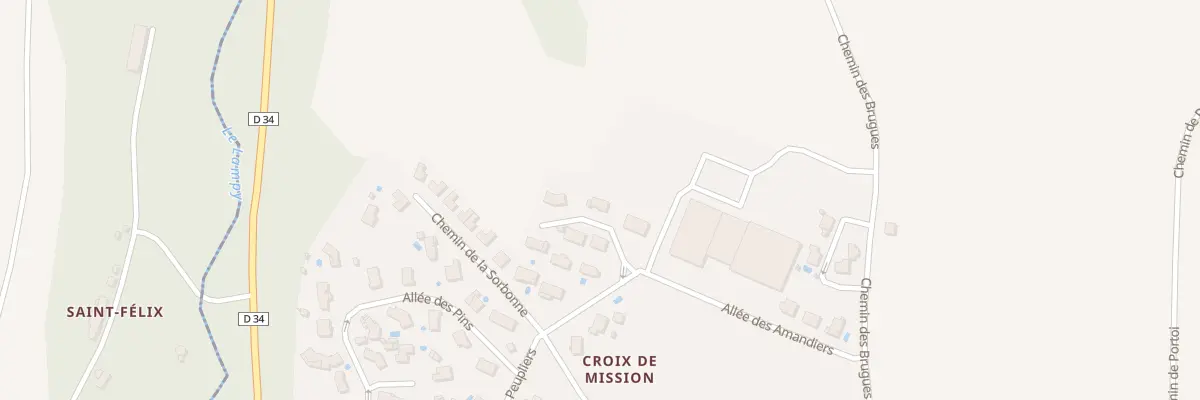 Plan de Croix de Mission à Raissac-sur-Lampy