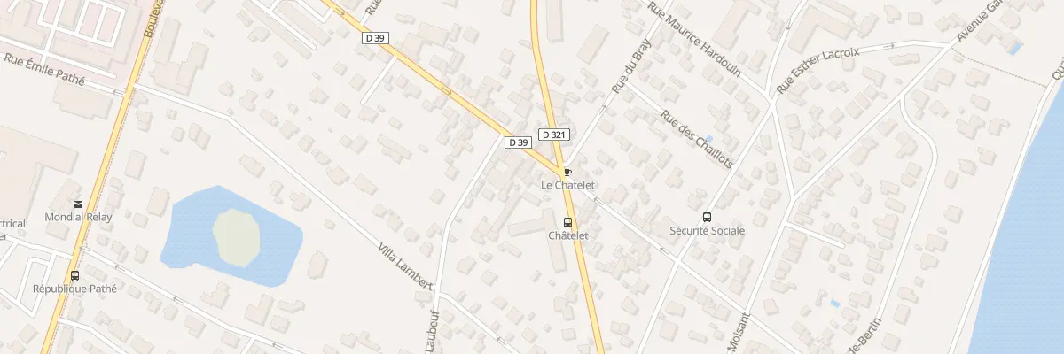 Plan du 21 Rue du Gen Leclerc à Chatou