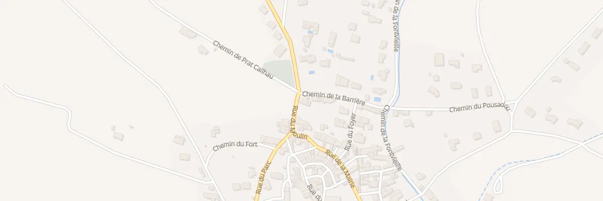 Plan du 9 Le Village à Brugairolles