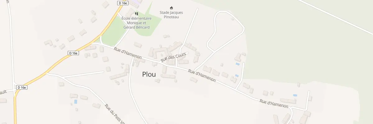 Plan du 13 Rue Hamenon à Plou