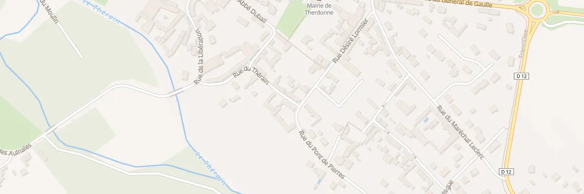 Plan du 13 Rue du Thérain à Therdonne