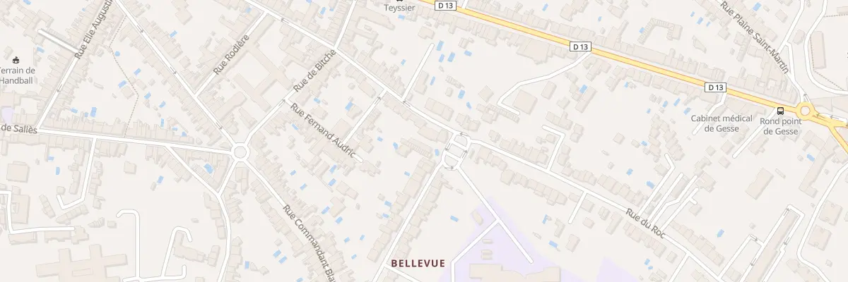 Plan du 92 Rue du Roc à Albi