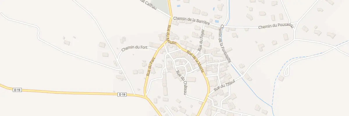 Plan du 78 Le Village à Brugairolles