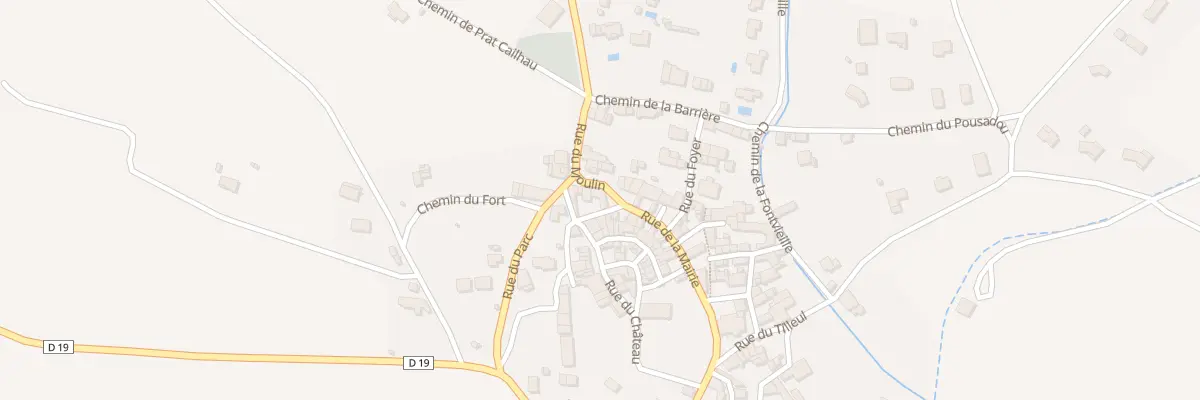 Plan du 74 Rue des Auges à Brugairolles