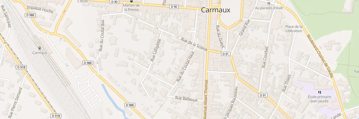 Plan du 14 Rue du Coutal Haut à Carmaux