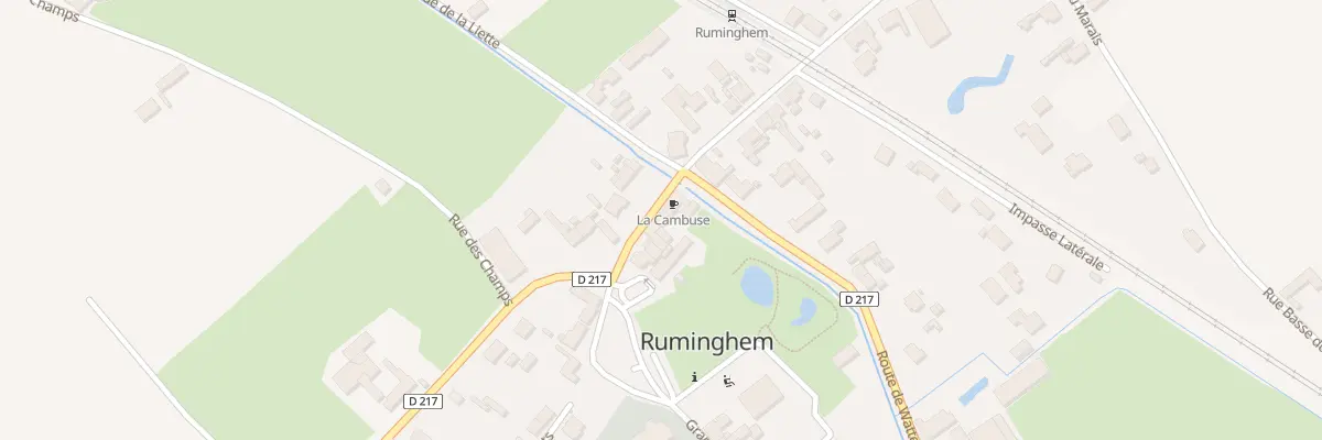 Plan du 62 Rue de la Gare à Ruminghem