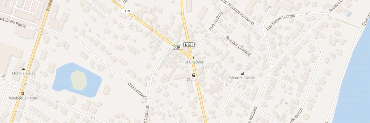 Plan du 19 Rue du Gen Leclerc à Chatou