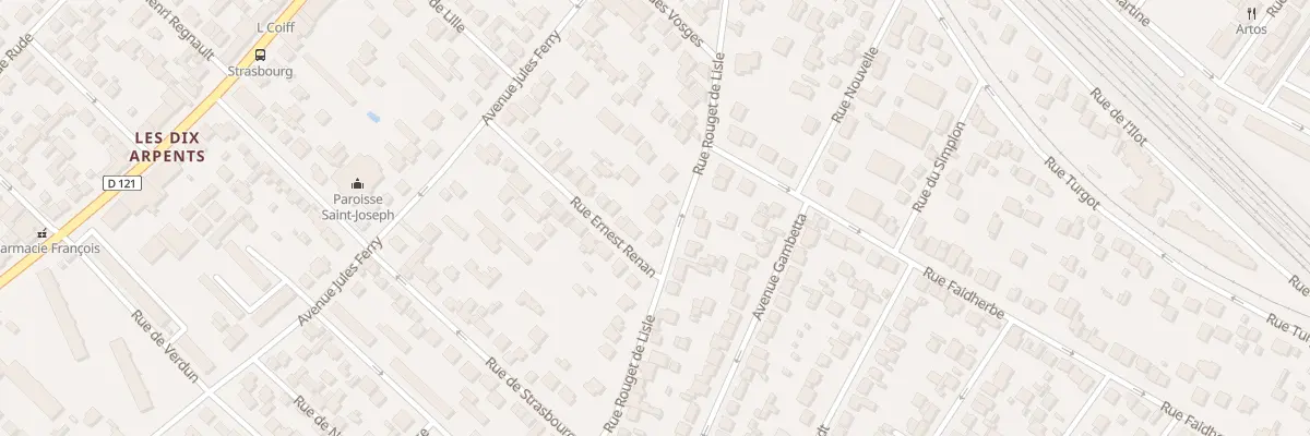 Plan du 46 Rue Rouget de l’Isle à Sartrouville