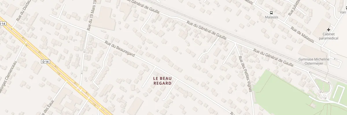 Plan du 21B Rue du Beauregard à Pierrelaye
