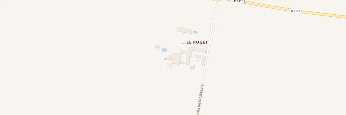 Plan du 479 Le Puget Ouest à Alzonne