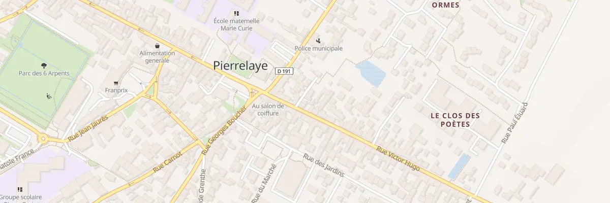 Plan du 36 Rue Victor Hugo à Pierrelaye