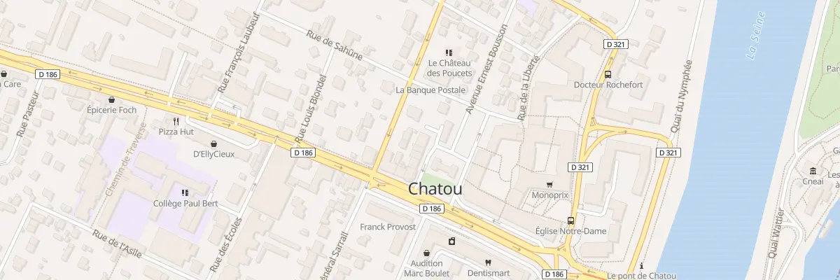 Plan du 9 Pl du Gen de Gaulle à Chatou