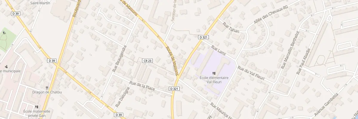 Plan du 4 Rte de Maisons à Chatou