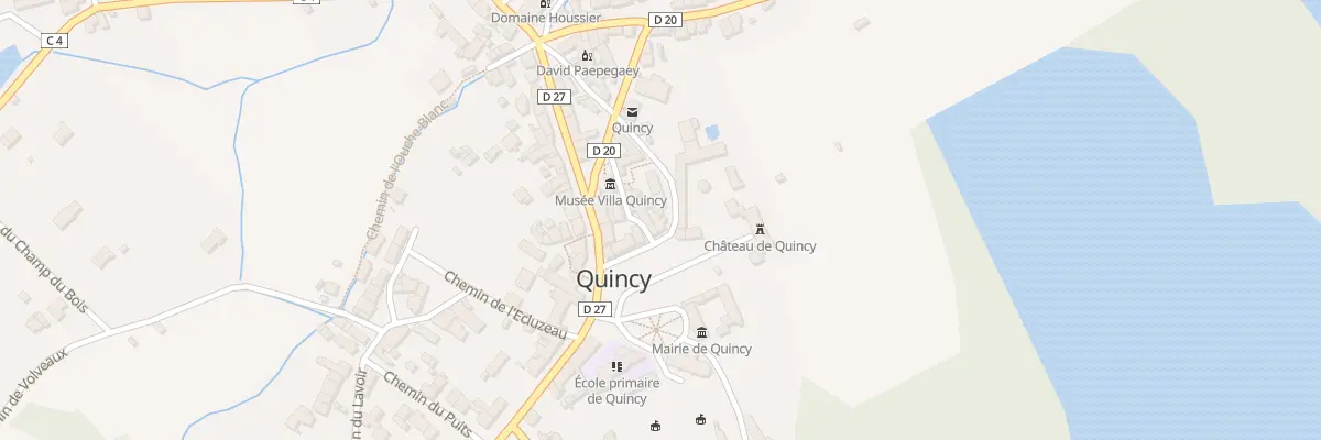Plan du 9 Che du Domaine à Quincy