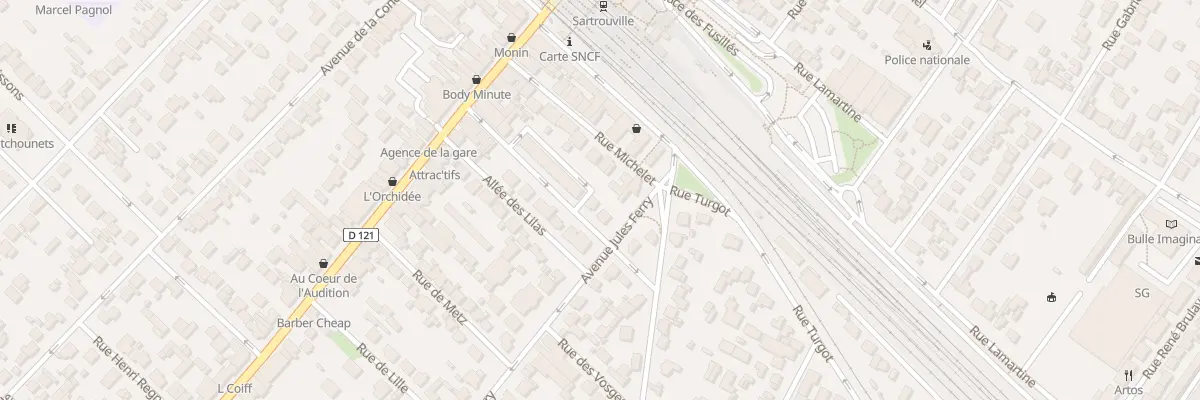 Plan du 23 Rue de la Liberté à Sartrouville