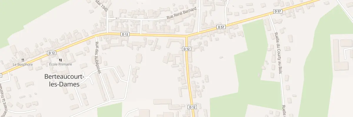 Plan du 4 Rue Leon Blum à Berteaucourt-les-Dames