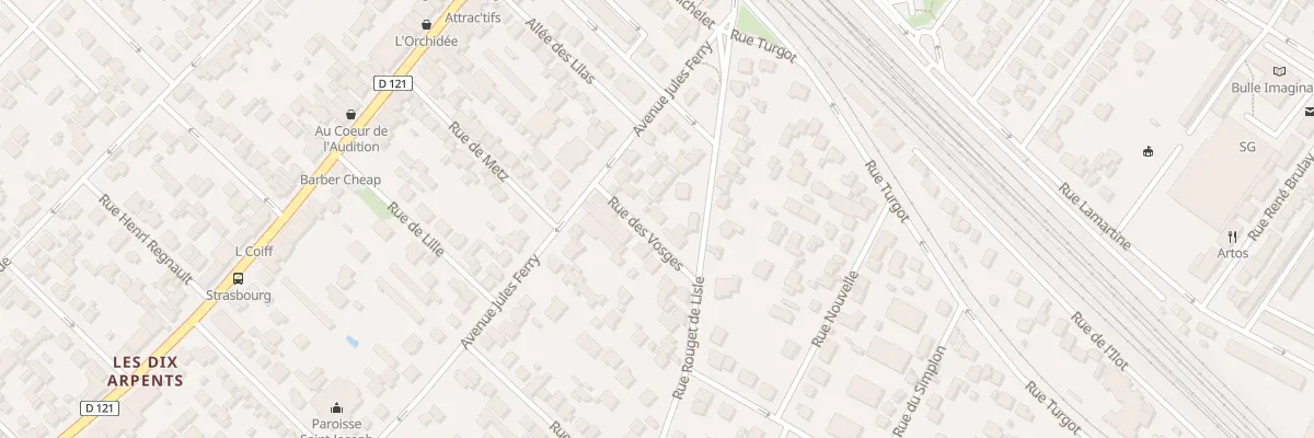 Plan du 7 Rue des Vosges à Sartrouville