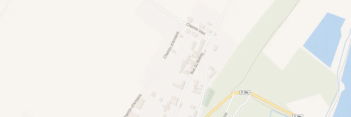 Plan du 6038 Rue de Haut à Conty