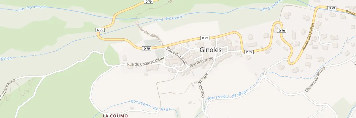 Plan du 32 Le Village à Ginoles