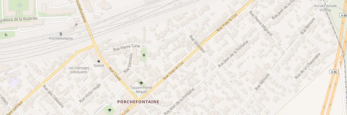 Plan du 60 Rue Yves le Coz à Versailles