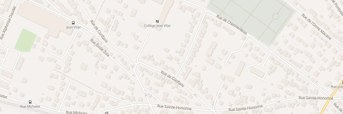 Plan du 3B Rue Thiers à Herblay-sur-Seine