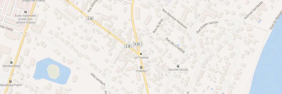 Plan du 32 Rte de Carrieres S Seine à Chatou