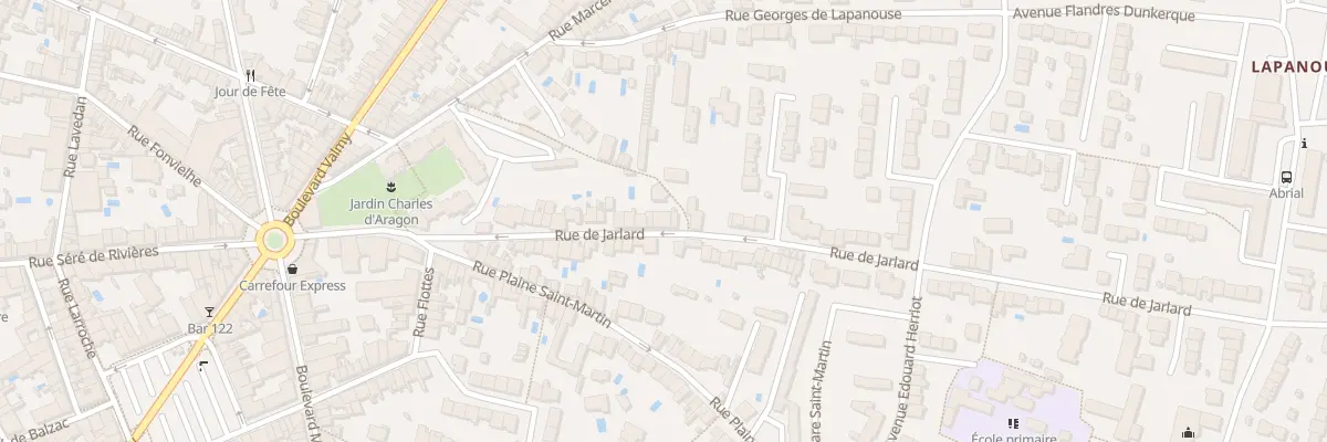 Plan du 35 Rue de Jarlard à Albi
