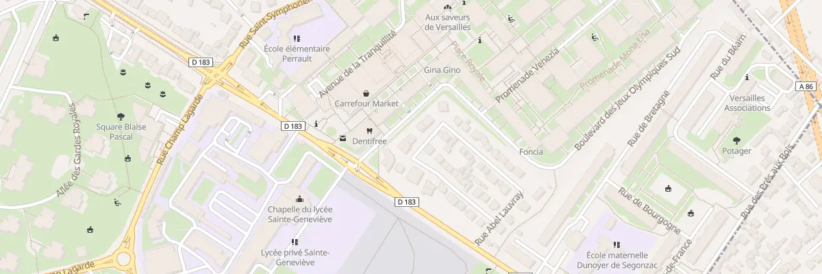 Plan du 50 Rue Abel Lauvray à Versailles