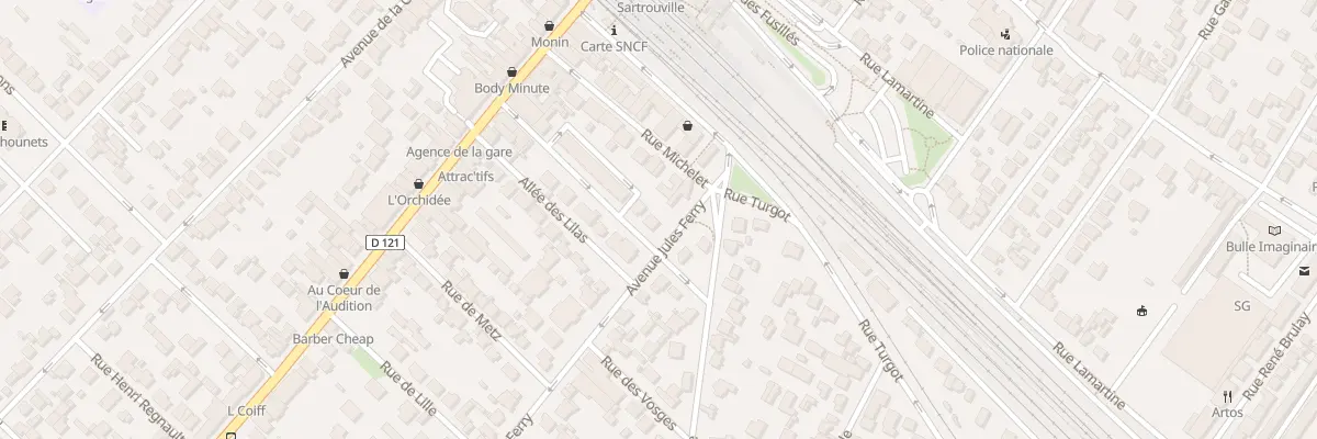 Plan du 25 Rue de la Liberté à Sartrouville